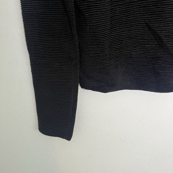 Club Monaco Womens Wool Blend Knit Crew Neck Sweater Sz S Black - Picture 4 of 10